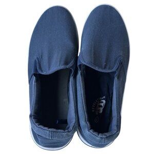 OT Revolution Brand Solid Blue Canvas Shoes Men's Size 9 (READ)